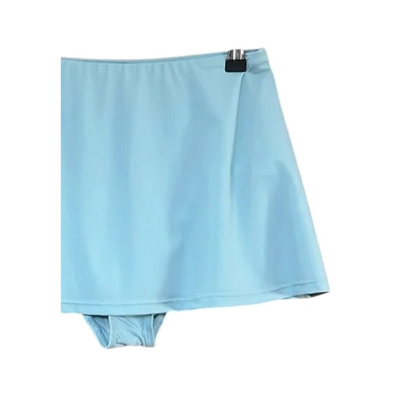 NWT Andie Swim The Skirt Bottom Bikini Skort Medium Coverage M Cabana Blue #3316 - Picture 10 of 15
